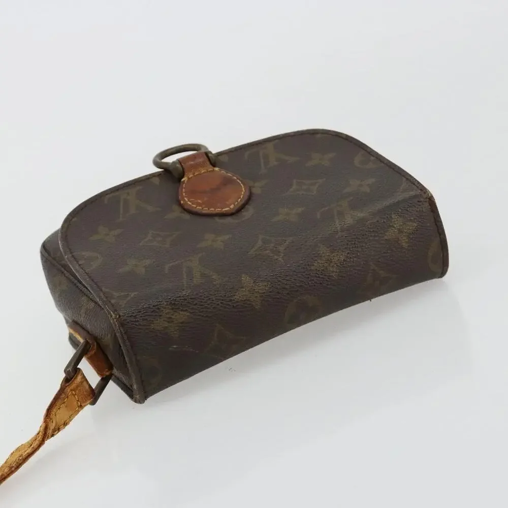 Louis Vuitton Monogram Saint Cloud PM Shoulder Bag Brown